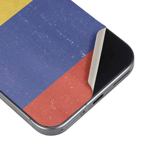 Colombia Flag Distressed Pixel 9 Pro XL Skin